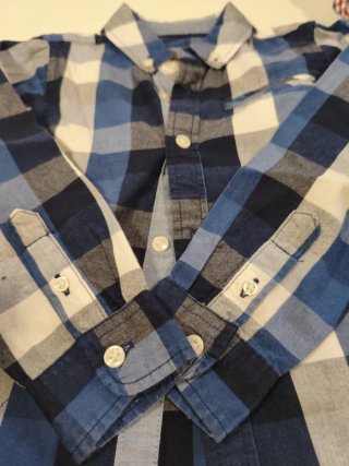 Camisa cuadros niño 2-3 años