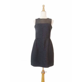Sandro / Mini vestido de cóctel brocato tul S