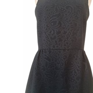 Sandro / Mini vestido de cóctel brocato tul S