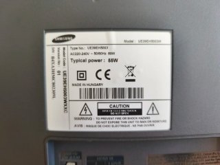 Televisión Samsung 39" Negra