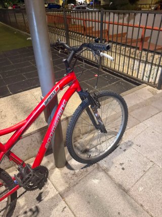 Bicicleta Roja Casi Nueva
