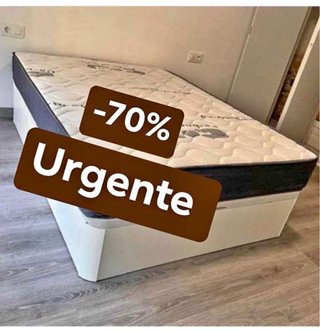 Cama + Colchón -70% Urgente LIQUIDACIÓN