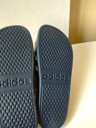 Chanclas Adidas Talla 36 Azul y Blanco