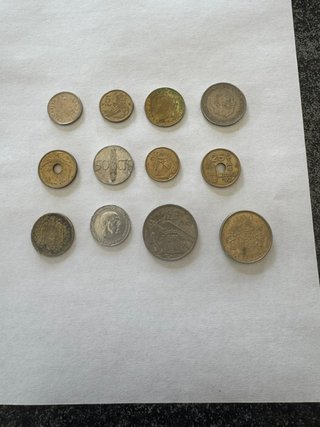Lote de Monedas Antiguas Coleccionables