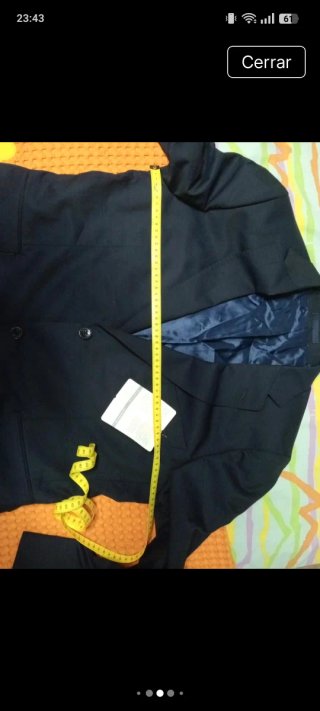 Traje azul