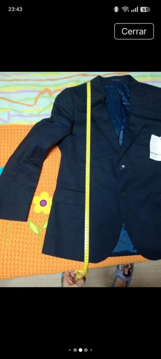 Traje azul
