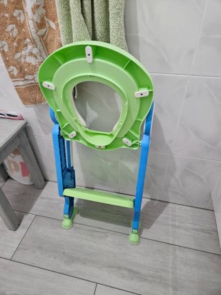 Asiento reductor WC infantil con escalón