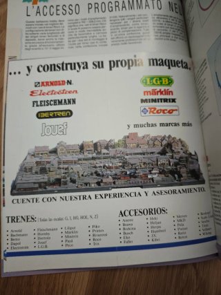 Catálogo Roco maquetas de Ferrocarril 1993-95