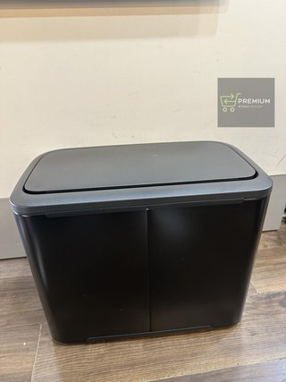 Brabantia Bo Touch Bin Cubo de Basura 3 x, Negro, 3 x 11 litros