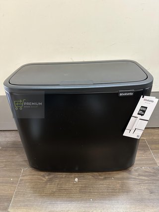 Brabantia Bo Touch Bin Cubo de Basura 3 x, Negro, 3 x 11 litros
