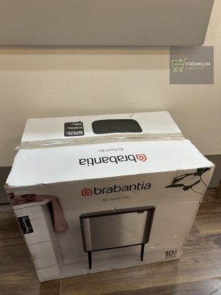 Brabantia Bo Touch Bin Cubo de Basura 3 x, Negro, 3 x 11 litros