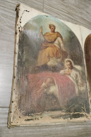 Óleo sobre lienzo siglo XVIII
