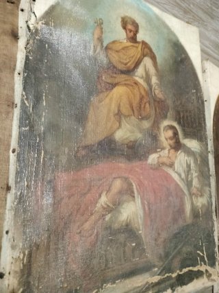 Óleo sobre lienzo siglo XVIII