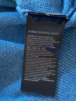 Jersey Tommy Hilfiger Azul V-Neck