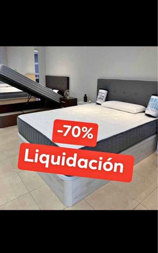 Cama abatible + Colchón LIQUIDACIÓN-70%