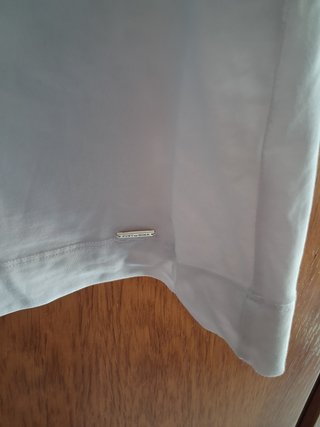 Camiseta básica Punt Roma blanca manga corta