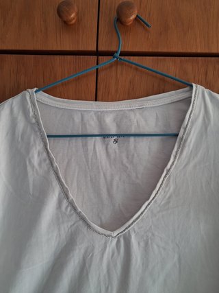 Camiseta básica Punt Roma blanca manga corta