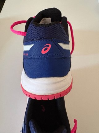 Zapatillas Asics Azul y Rosa Talla 36