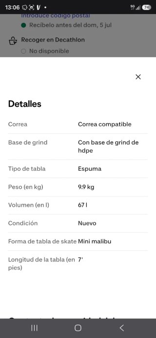Tabla Surf Victory 7' Softboard Iniciación