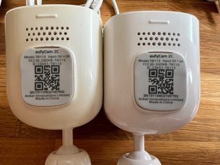 2x eufyCam 2C con Homebase + 2 placas solares eufy