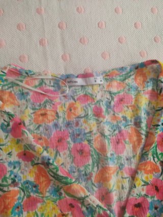 Vestido estampado Lefties floral
