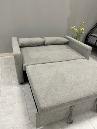 Sofá Cama 2 Plazas Gris