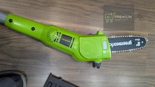 Greenworks Cortasetos inalambrico de largo alcance 2in1 G40PSH