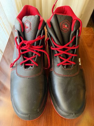 Botas de trabajo Best Work Seguridad Negras Rojas