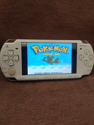 PSP 2000 Blanca Pokémon Rojo Fuego