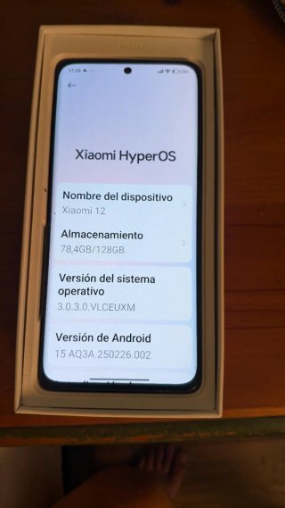 Xiaomi 12 128GB Negro