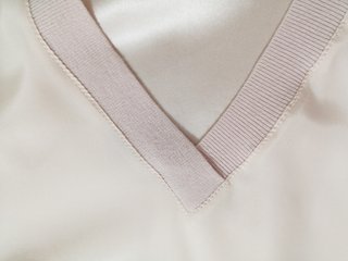 Schumacher / Top de seda rosa palo sin mangas XS