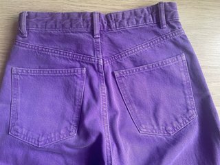 Pantalones vaqueros Zara morados talla 36