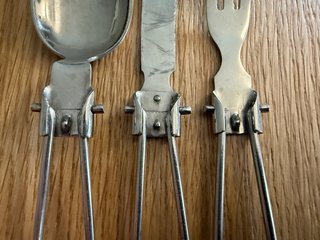 Posata Balilla Set Utensili da Campeggio WW2