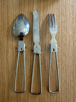 Posata Balilla Set Utensili da Campeggio WW2