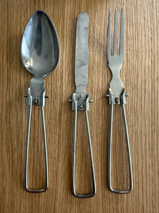Posata Balilla Set Utensili da Campeggio WW2