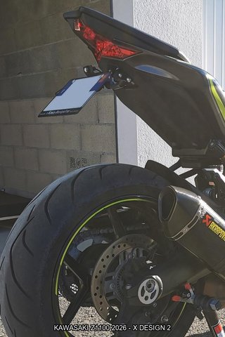 Portamatrículas corto AVDB KAWASAKI Z1100 2026 - X