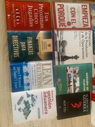 Libros de finanzas, operaciones, y autoayuda