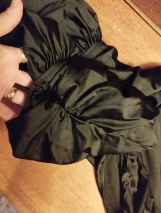Bañador negro halter talla M (38)