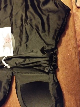 Bañador negro halter talla M (38)