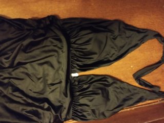 Bañador negro halter talla M (38)