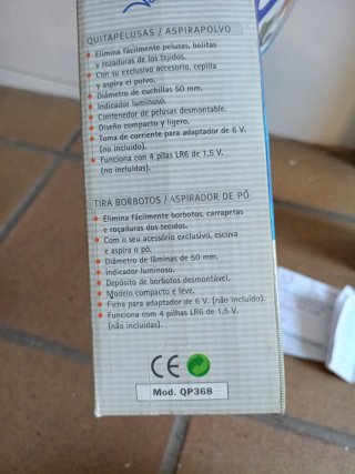Quitapelusas Jata Blanco y Azul