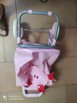 Carro de la compra infantil cerdito