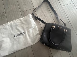 Borsa Guess originale tracolla nera con Dustbag