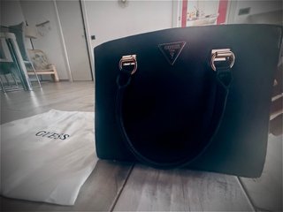 Borsa Guess originale tracolla nera con Dustbag