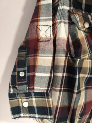 Camisa cuadros niño Rebel 2-3 años