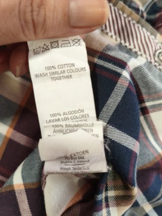 Camisa cuadros niño Rebel 2-3 años