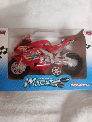 Moto de Juguete Roja High Speed Motor