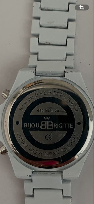 Reloj Mujer Blanco y Plateado