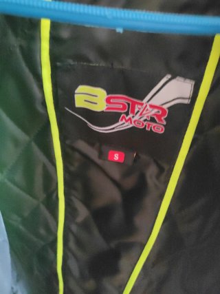 Chaqueta Moto BSTYR Negra y Verde