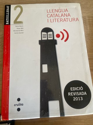 Llengua catalana i literatura, 2 Batxillerat